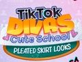 Xogo Looks de saia plisada escolar de TikTok Divas  en liña