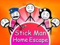 Xogo Fuga de Stickman Home en liña