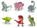 Xogo Tarxetas de dinosauros  en liña