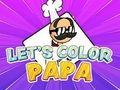 Xogo Imos colorear papá  en liña