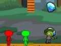 Xogo Stickman Bros vs Zombies en liña