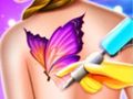 Xogo Barbie Funny Tattoo Shop en liña