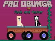 Xogo Pro Obunga vs Noob e Hacker  en liña
