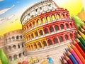 Xogo Libro para colorear: O Coliseo Romano  en liña