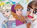 Xogo Libro para colorear: Frozen  en liña