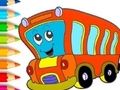 Xogo Libro para colorear: autobús  en liña