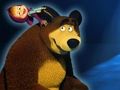 Xogo Masha e Bear estrelas ocultas  en liña