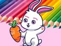 Xogo Libro para colorear: Rabbit Pull Up Carrot  en liña