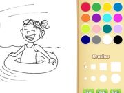 Xogo Libro para colorear de verán para nenos en liña