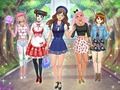 Xogo Disfraz de anime de secundaria  en liña