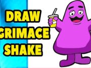 Xogo Grimace Shake: debuxa e borra  en liña