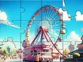 Xogo Crebacabezas: parque de atraccións  en liña