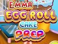 Xogo Emma Egg Roll Cake Preparación  en liña