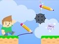 Xogo Aventuras Thomas: Debuxa e borra  en liña