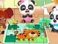 Xogo Jigsaw Puzzle: Baby Panda Xoga a Jigsaw  en liña