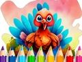 Xogo Libro para colorear: Feliz Día de Acción de Grazas  en liña