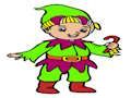 Xogo Xogo para colorear elfos de Nadal  en liña