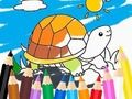 Xogo Libro para colorear: Sunny Turtle  en liña
