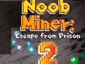 Xogo Noob Miner 2: Escape da prisión en liña