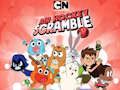 Xogo Scramble de hockey de aire de debuxos animados en liña