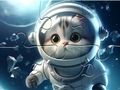 Xogo Crebacabezas: astronauta-gato  en liña