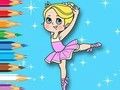 Xogo Libro para colorear: Ballet Girl  en liña