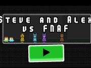 Xogo Steve e Alex contra Fnaf  en liña