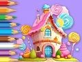 Xogo Libro para colorear: Lollipop House  en liña
