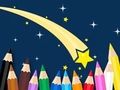 Xogo Libro para colorear: estrela fugaz  en liña