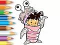 Xogo Libro para colorear: Monster Costume Girl  en liña