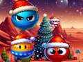 Xogo Christmas Rush: Bolas vermellas e amigas  en liña