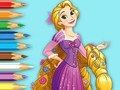 Xogo Libro para colorear: Princesa Rapunzel  en liña