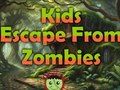 Xogo Os nenos escapan dos zombies  en liña