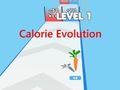 Xogo Evolución de calorías  en liña