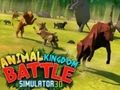 Xogo Simulador de batalla do reino animal 3D  en liña