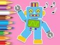 Xogo Libro para colorear: Robot Dancing  en liña