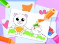 Xogo Debuxo infantil: porco bonito  en liña