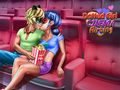 Xogo Cinema de mozas punteado coqueteando en liña