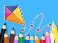 Xogo Libro para colorear: Bowknot Kite  en liña