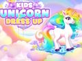 Xogo Vestido de unicornio infantil  en liña
