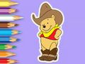 Xogo Libro para colorear: Cowboy Winnie  en liña