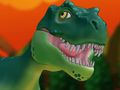 Xogo Dino Run: lava en liña