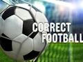 Xogo Fútbol correcto  en liña