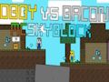 Xogo Obby vs Bacon: McSkyblock en liña