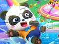 Xogo Crebacabezas: Parque acuático Baby Panda  en liña