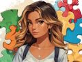 Xogo Puzzle de anime deslizante  en liña
