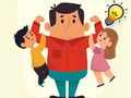 Xogo Quiz para nenos: que sabes sobre o día do pai?  en liña