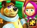 Xogo Crebacabezas de Masha e o Oso  en liña