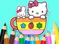 Xogo Libro para colorear: Kitty Cup  en liña