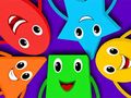 Xogo Quiz para nenos: formas coloridas  en liña